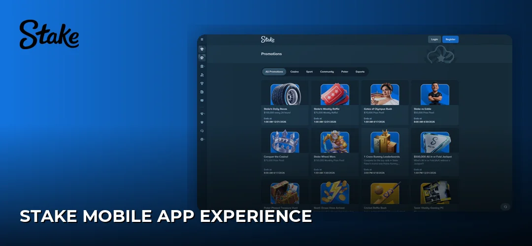 Stake Mobile App Experience