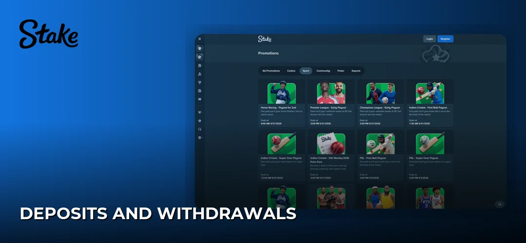 Deposits and Withdrawals